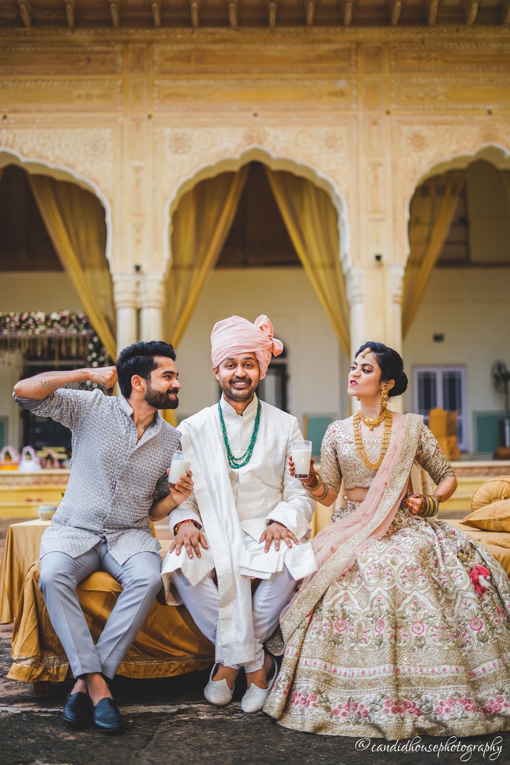 Photo From Samode Palace Wedding #Prannam Potraits - By The Candid House