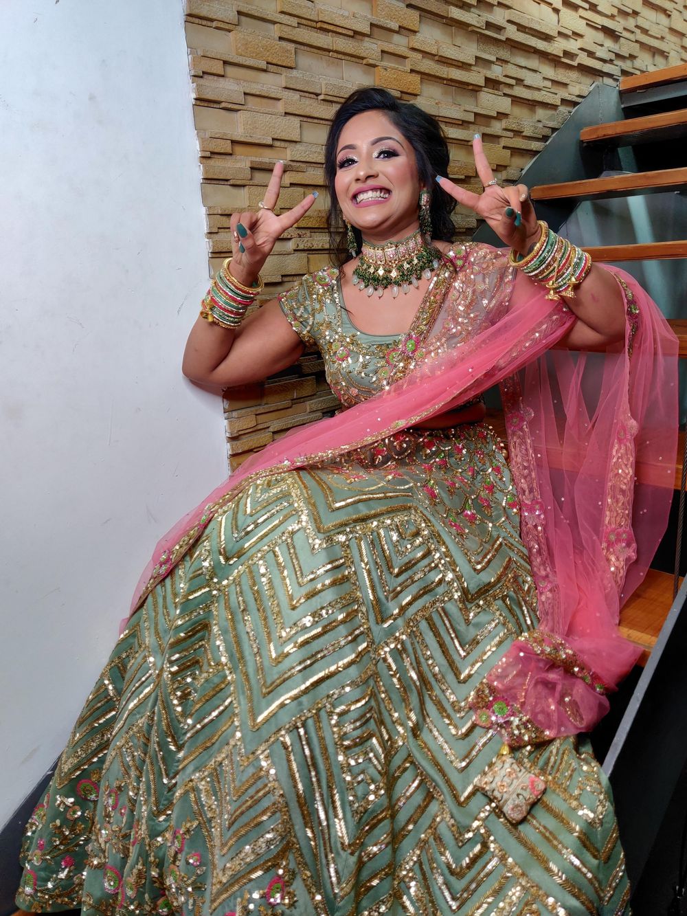Photo From Engagement Bride Tinsy - By Aastha Sidana Makeup