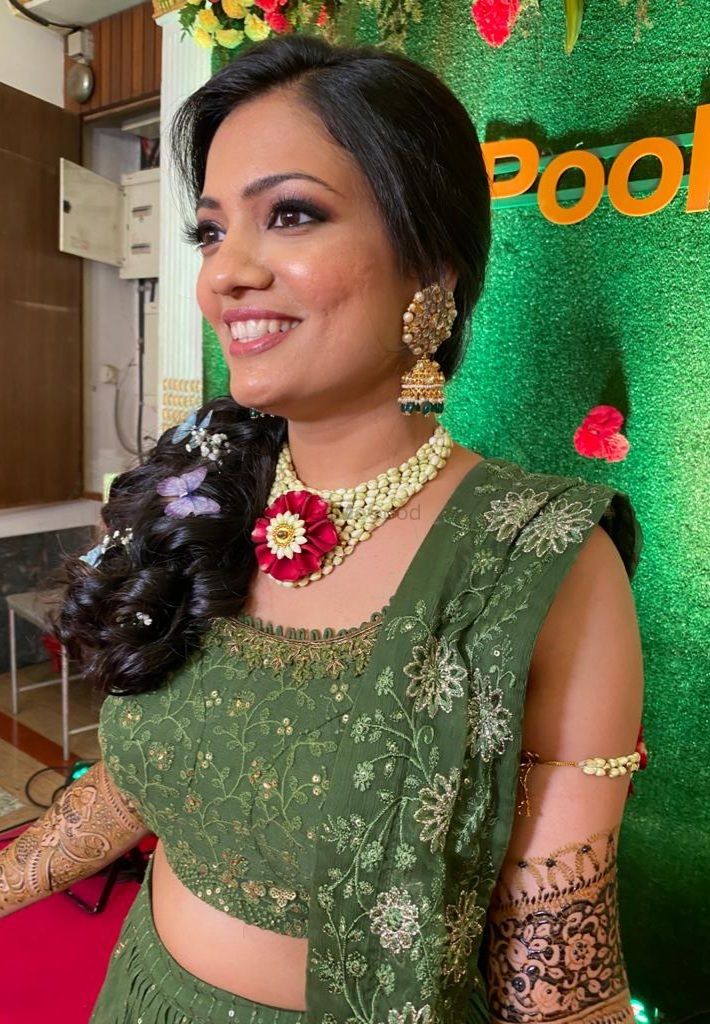 Photo From bride pre-wedding ceremony - By Shilpa Chheda Hair and Makeup