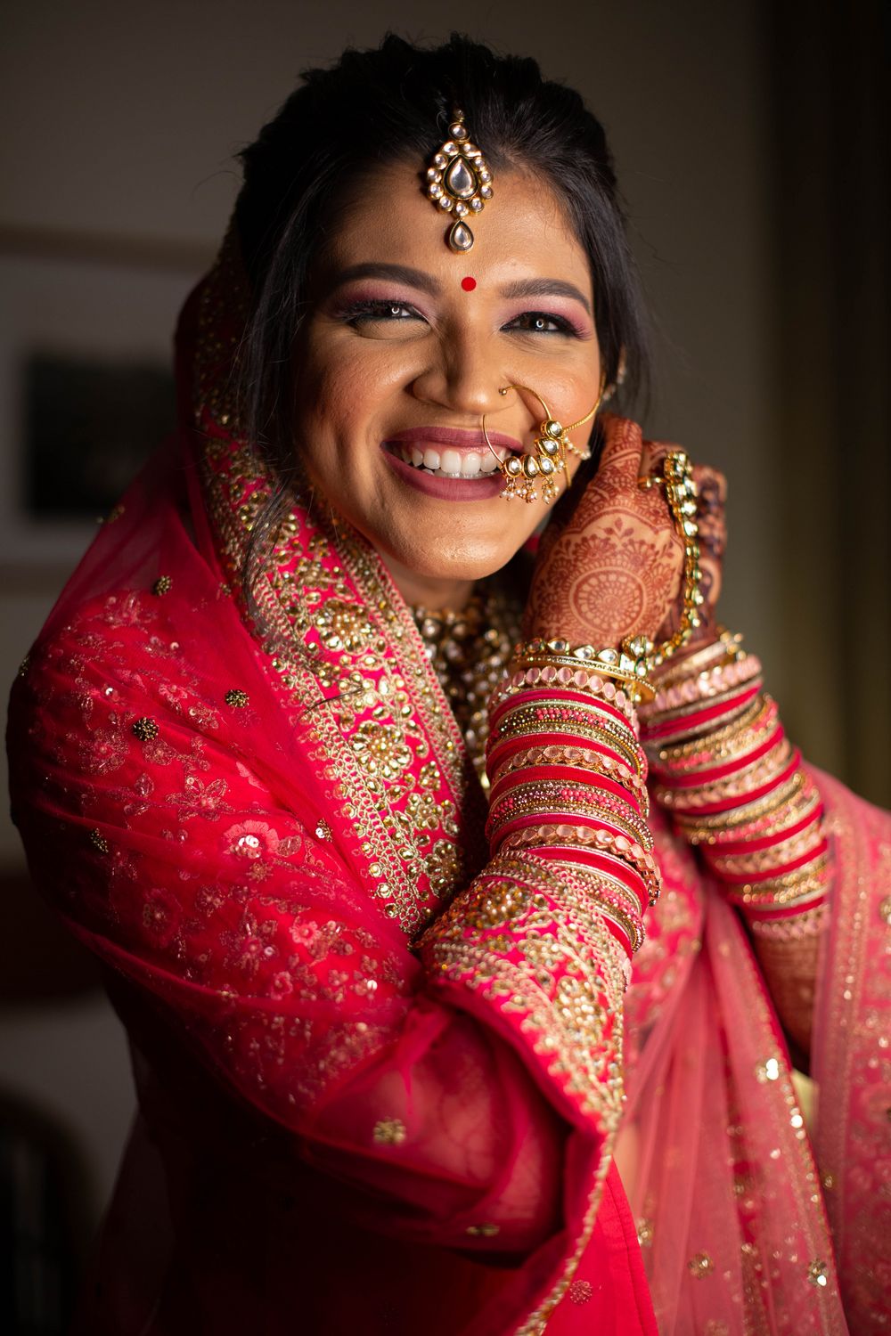Photo From Vidhi’s wedding look - By Sneha SK Makeovers
