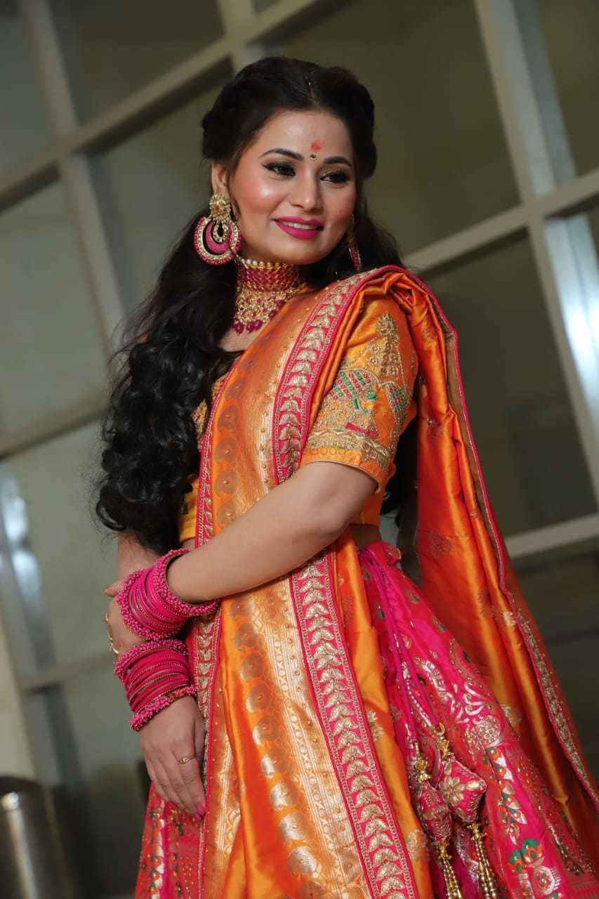 Photo From My Beautiful Engagement Bride Sangita - By Kanchan Singh Makeup Artist