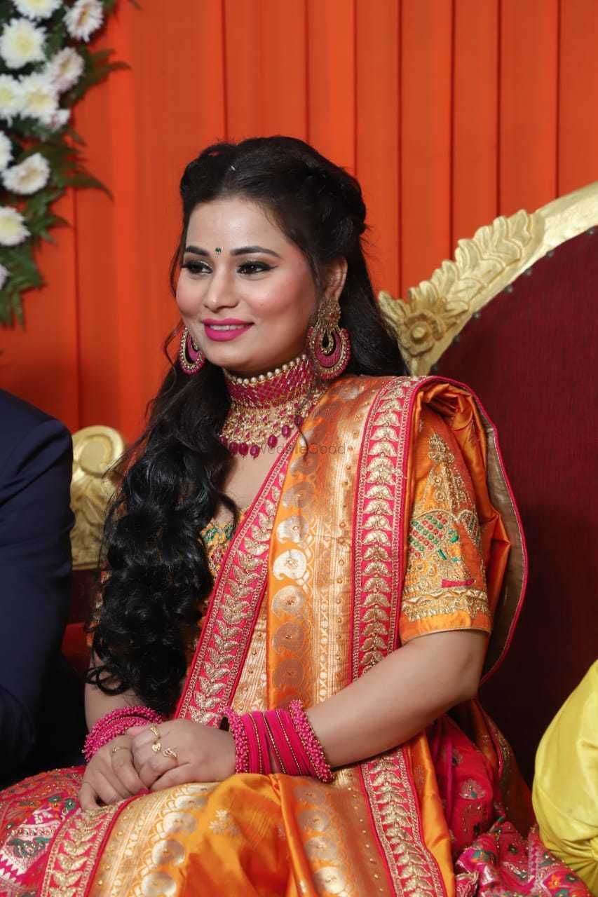 Photo From My Beautiful Engagement Bride Sangita - By Kanchan Singh Makeup Artist