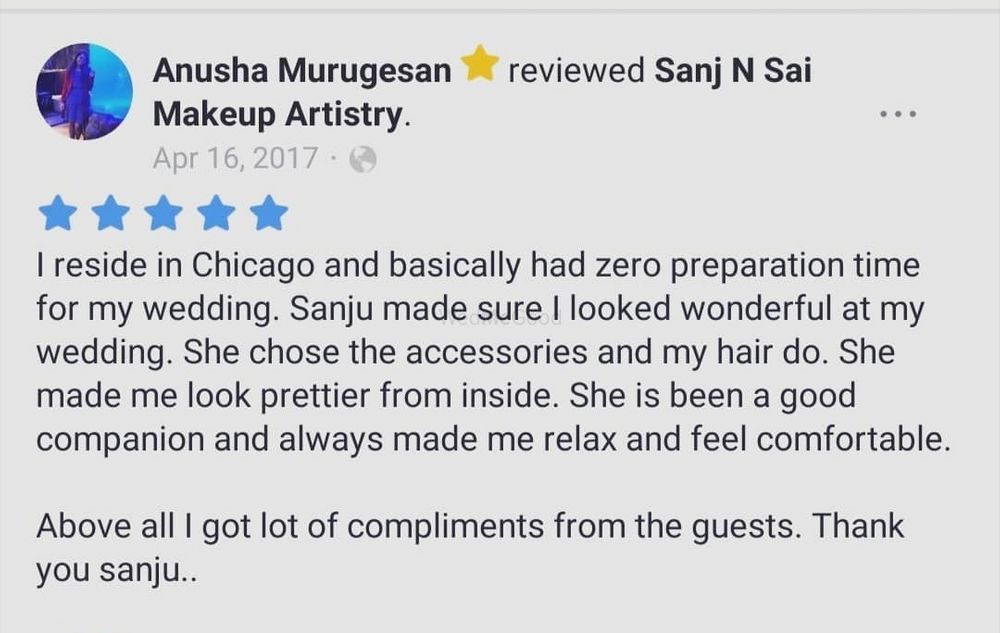 Photo From Clients Feedback 2 - By Sanj Sai Makeup