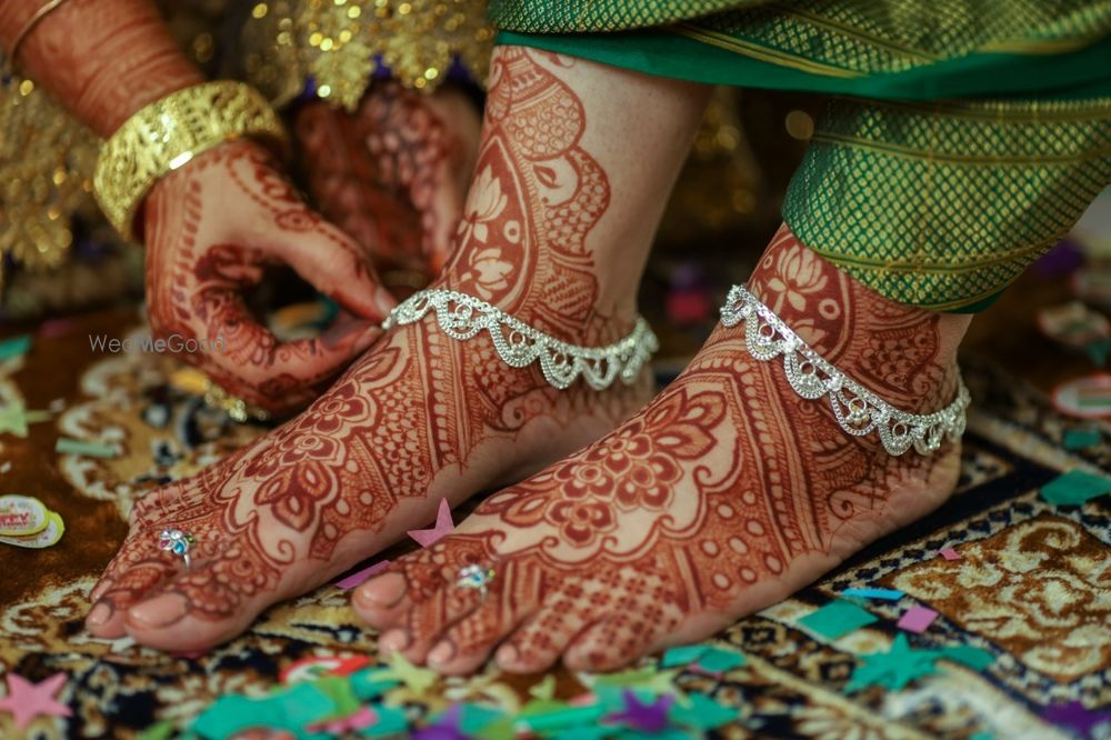 Photo From gaurangi diwekar mehendi-Dhokla meets puran poli - By Aditis Mehendi Art