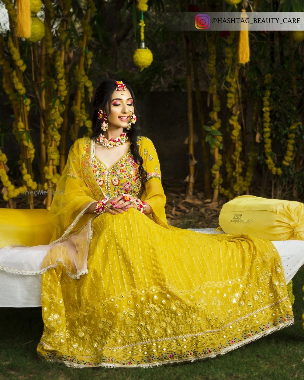 Photo From Haldi/Mehendi Bride - By Hashtag Makeovers (Priyanka Gunani)