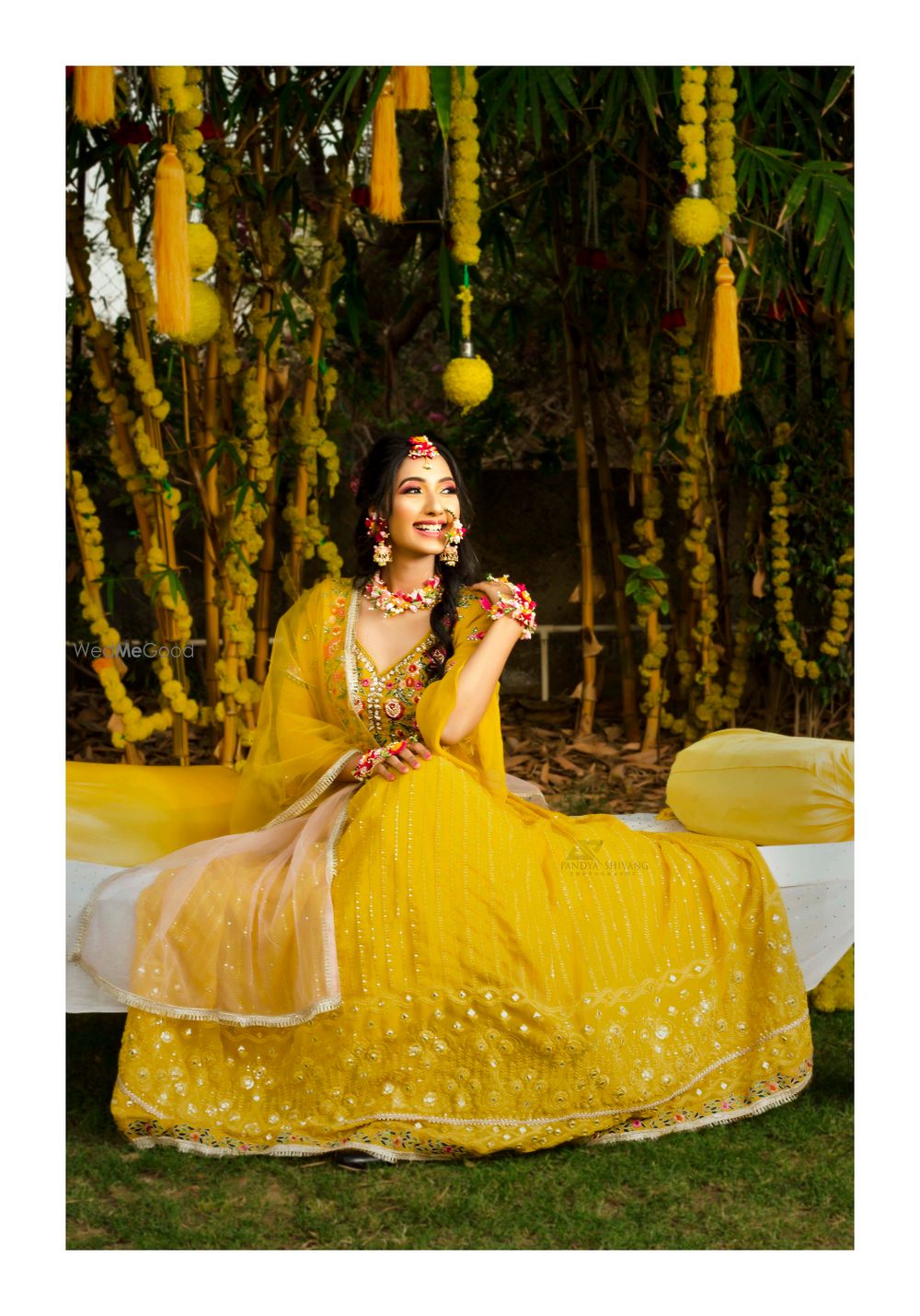 Photo From Haldi/Mehendi Bride - By Hashtag Makeovers (Priyanka Gunani)