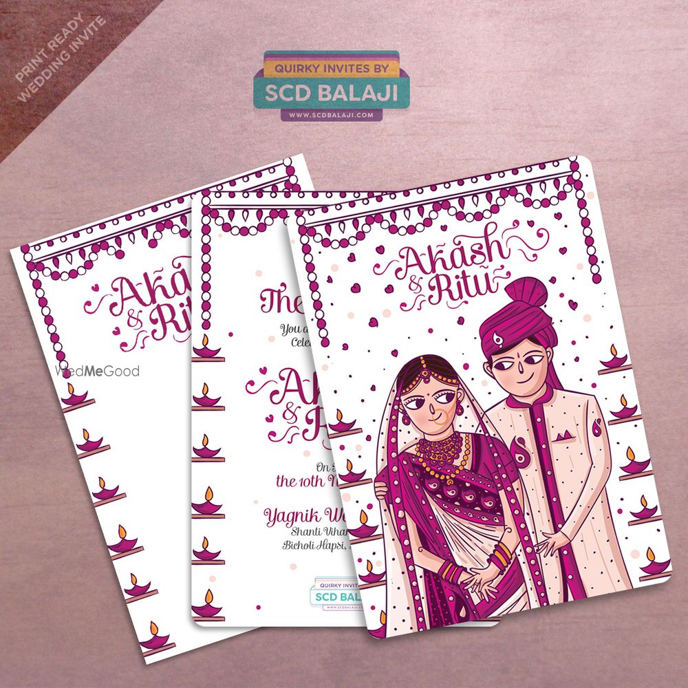 Photo From Gujarati Wedding Invitation Card - By Quirky Invitations