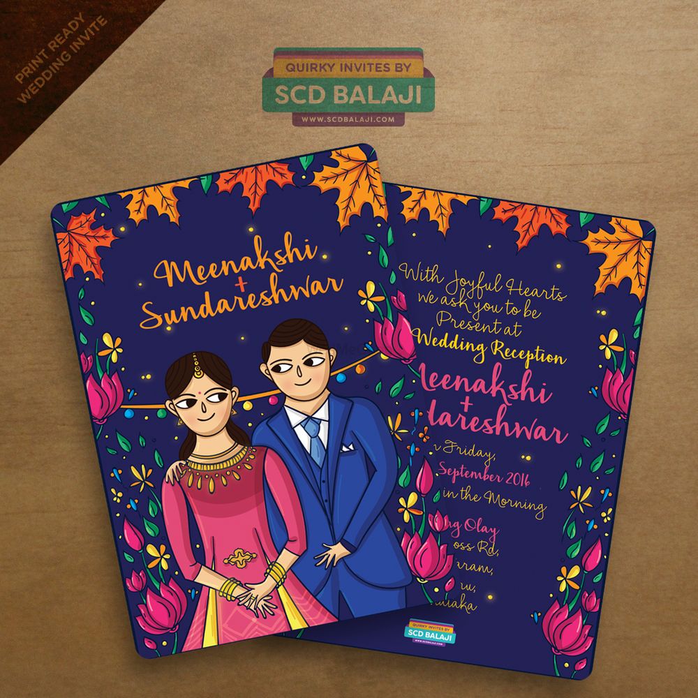 Photo From Wedding Reception Invitation Design - By Quirky Invitations