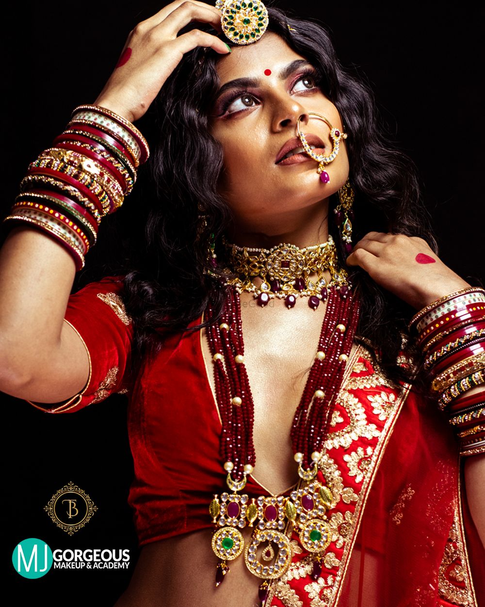 Photo From North Indian Brides - By MJ Gorgeous Makeup & Academy