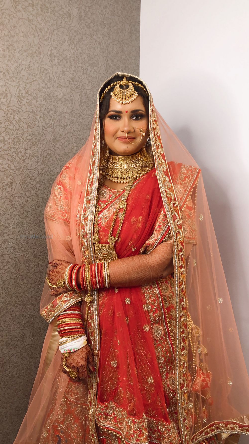 Photo From Orange Lehenga Bride - By Latika Sanger Makeup Artist 