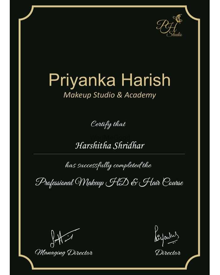 Photo From certification - By Makeup by Harshitha Sridhar