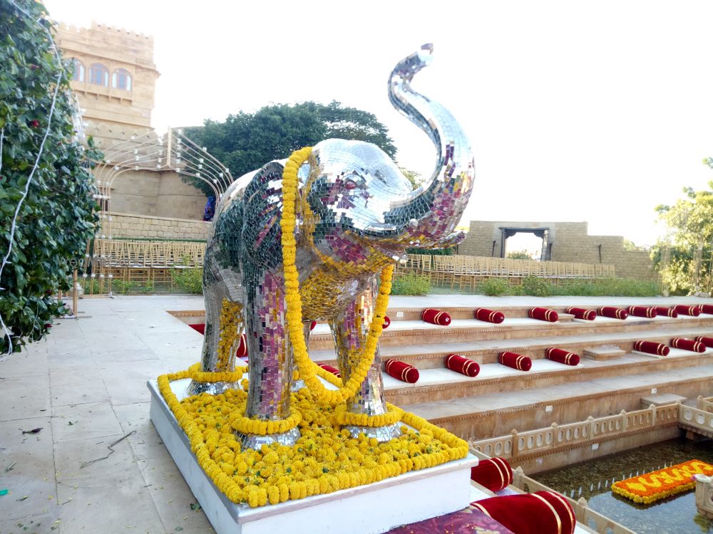 Photo From Suryagarh  Jaisalmer Wedding Decor - By Chirag Events and Entertainment