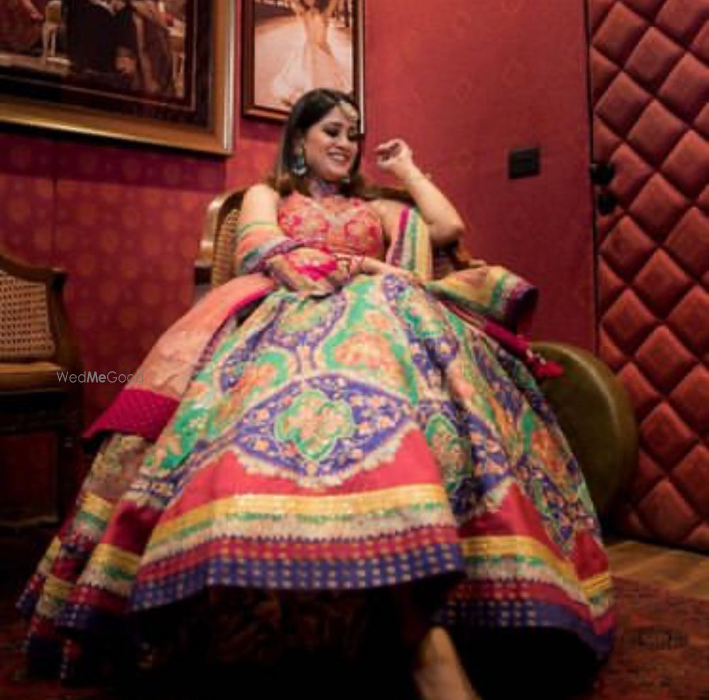 Photo From Ritu Kumar Lehenga Bride, Roka Look - By Latika Sanger Makeup Artist 