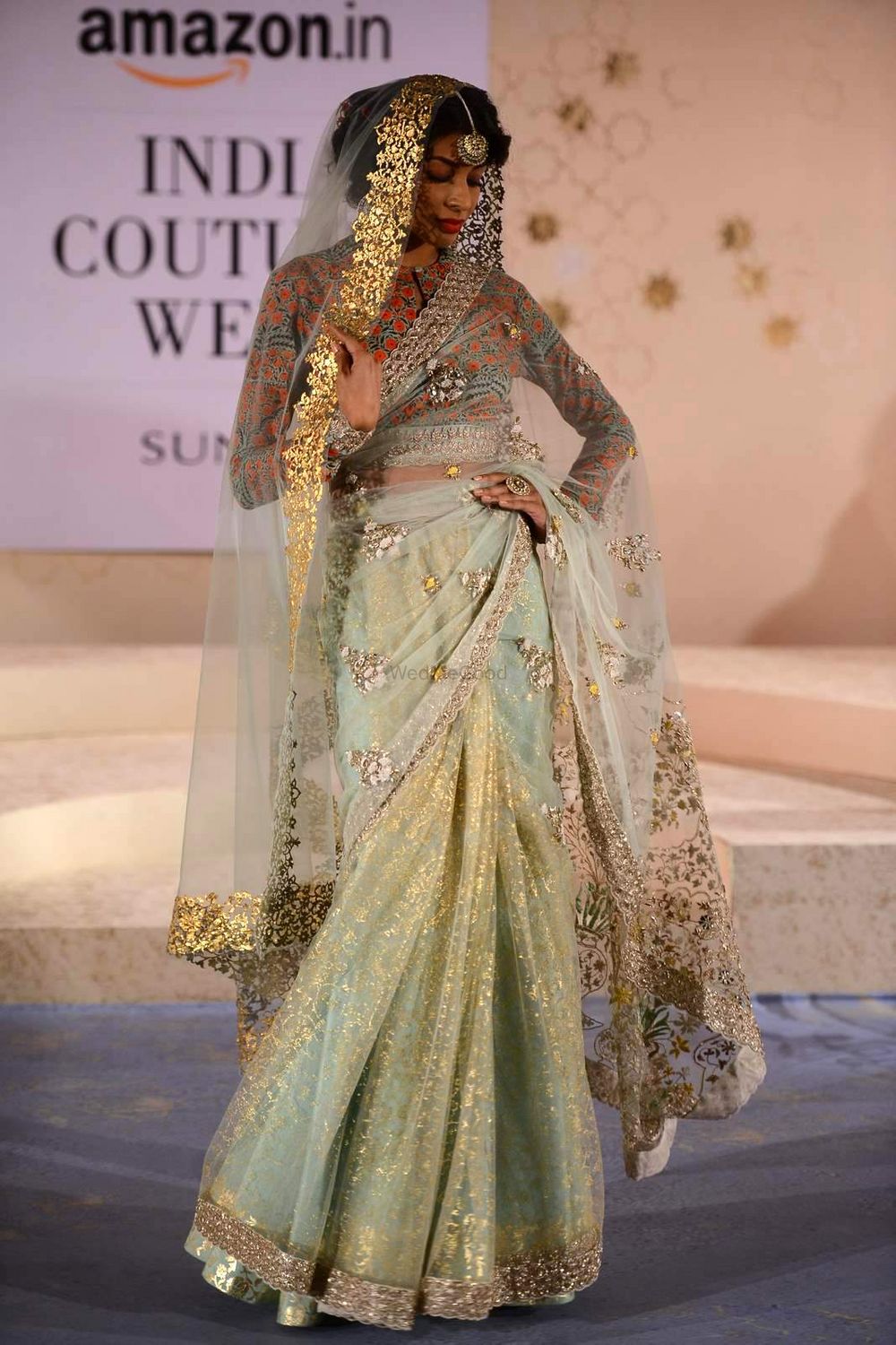 Photo of draped saree