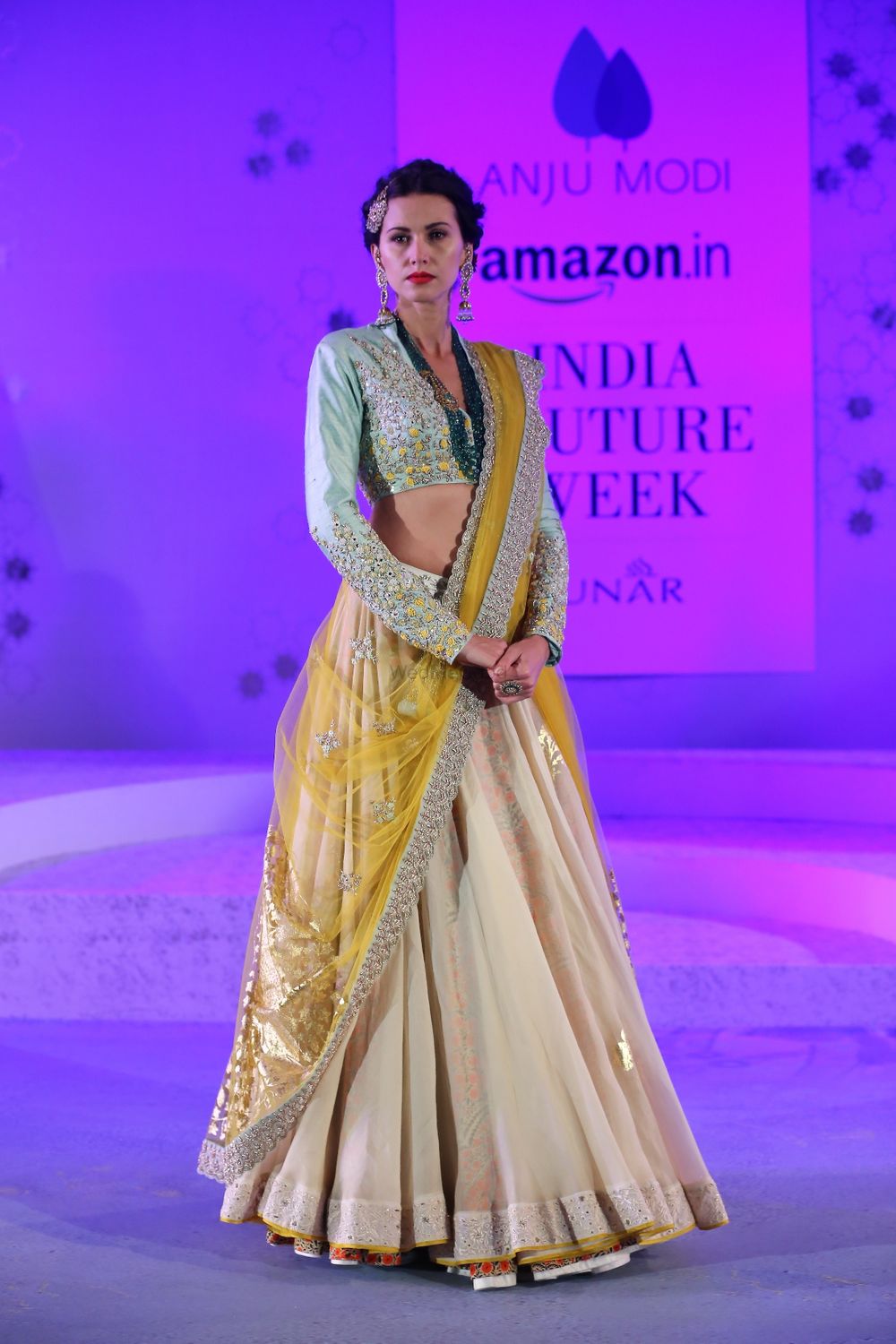 Photo of anju modi amazon india couture week lehenga bridal collection 2015