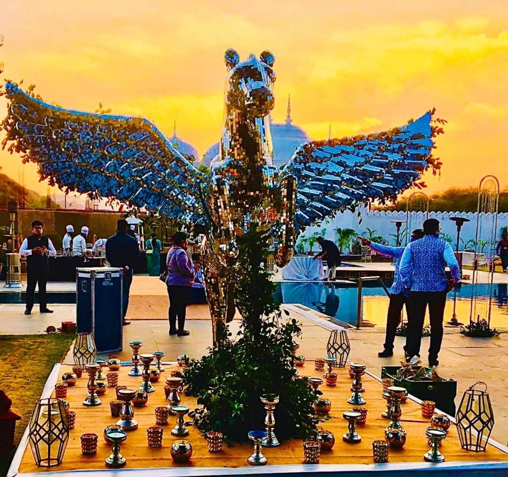 Photo From sheesh mahal theme  - By The Prince Group of Events