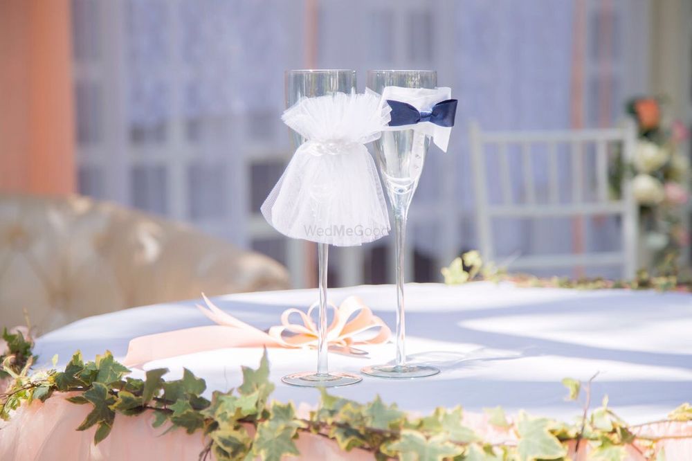 Photo of Cute decor idea for bride and groom glasses