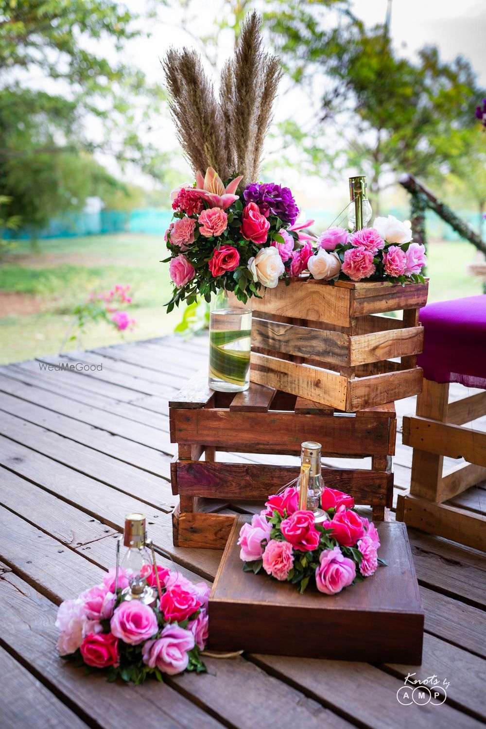 Photo From A mehendi ceremony in the woods overlooking the Hills! - By The Petite Project