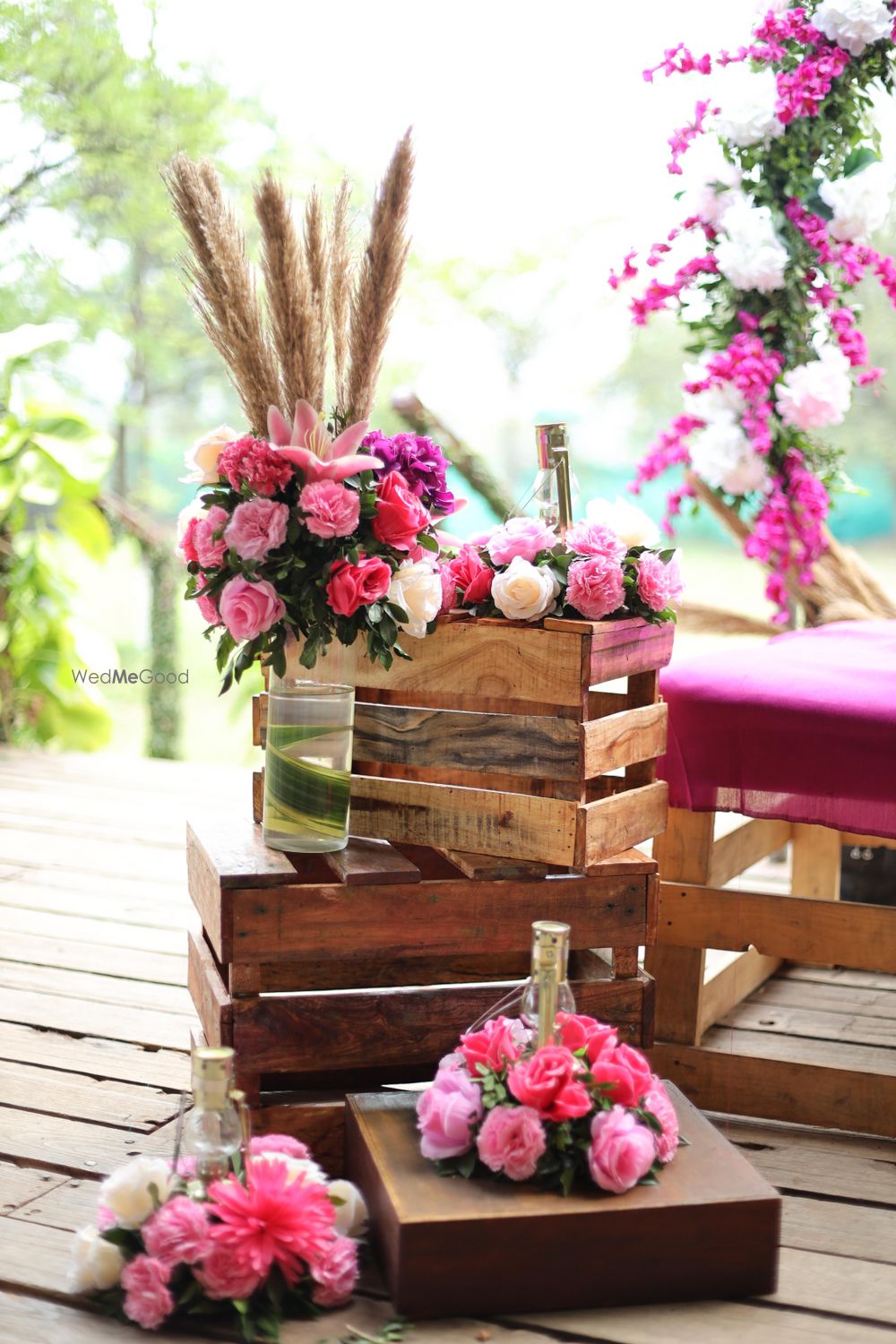 Photo From A mehendi ceremony in the woods overlooking the Hills! - By The Petite Project