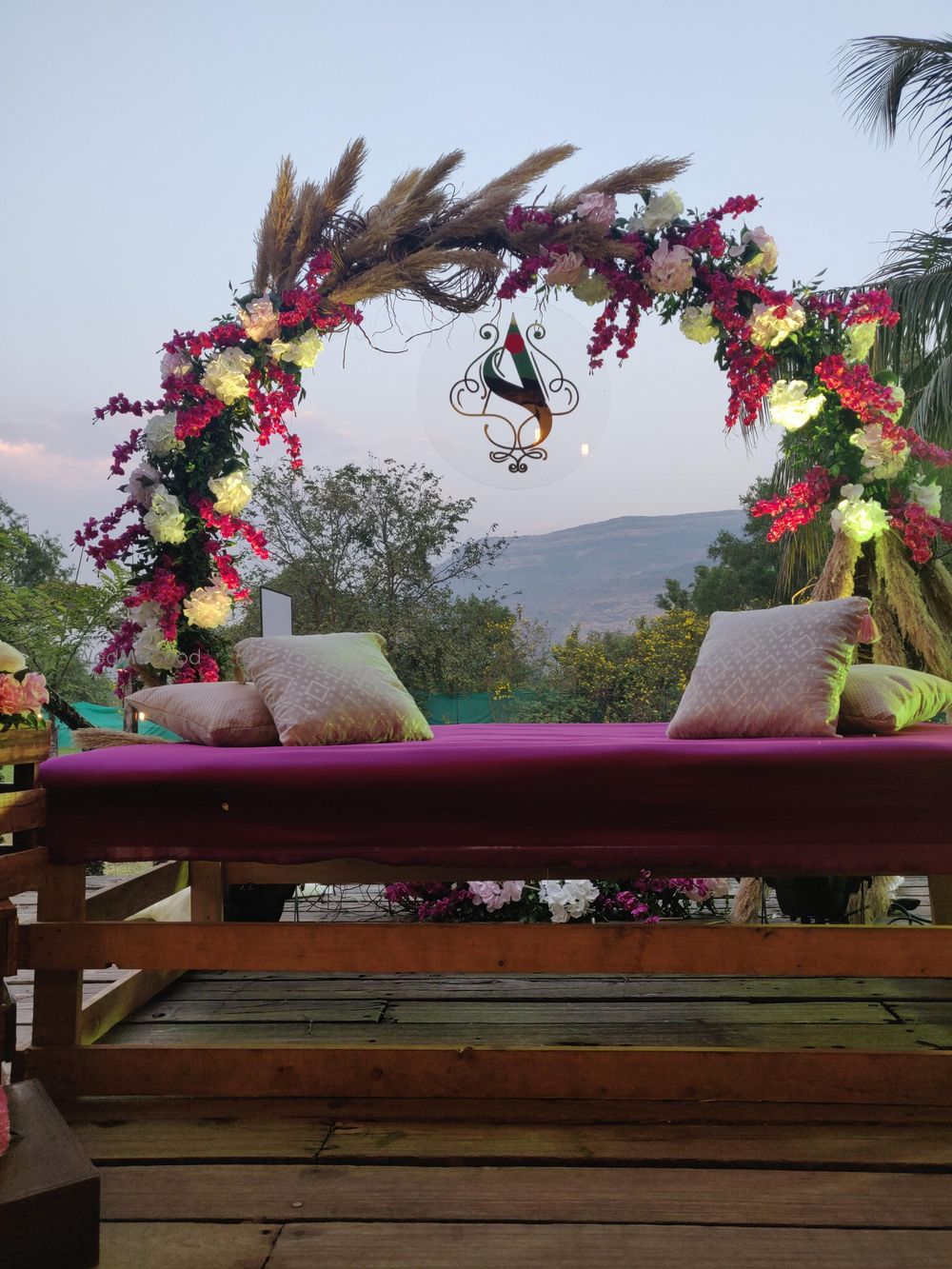 Photo From A mehendi ceremony in the woods overlooking the Hills! - By The Petite Project