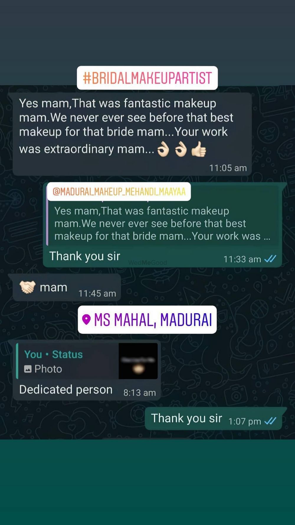 Photo From client reviews - By Madurai Makeup Maayaa