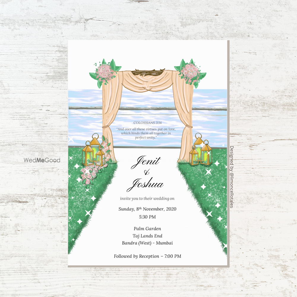 Photo From 'By the Sea' Wedding Invitation - By Limoncello Tales