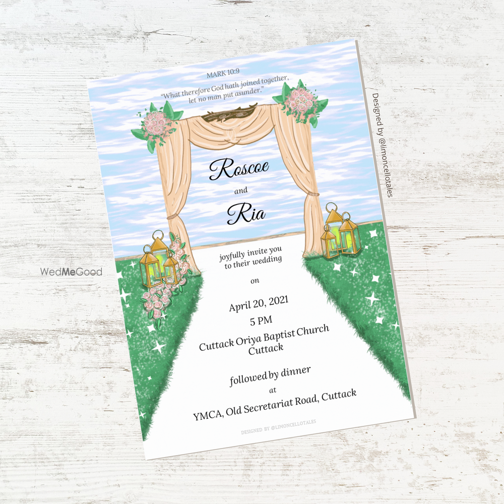 Photo From 'By the Sea' Wedding Invitation - By Limoncello Tales