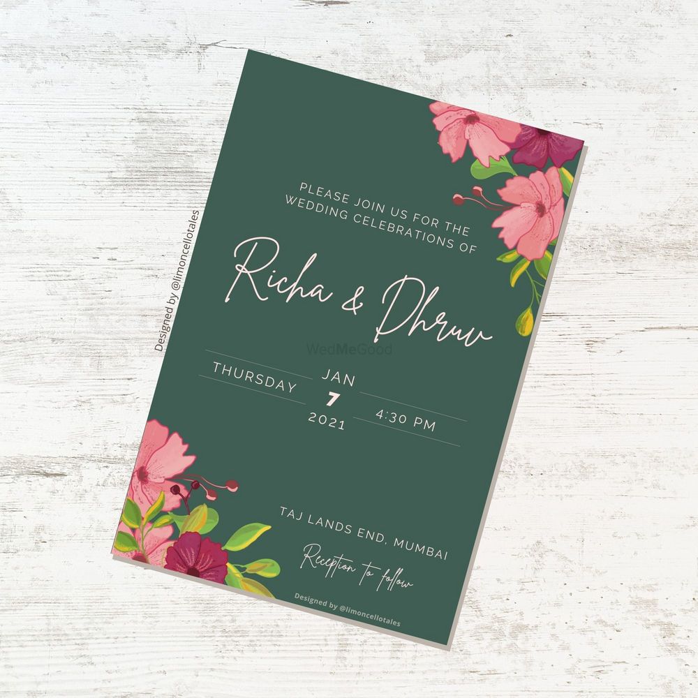 Photo From Elegant Floral Wedding Invitation Suite - By Limoncello Tales