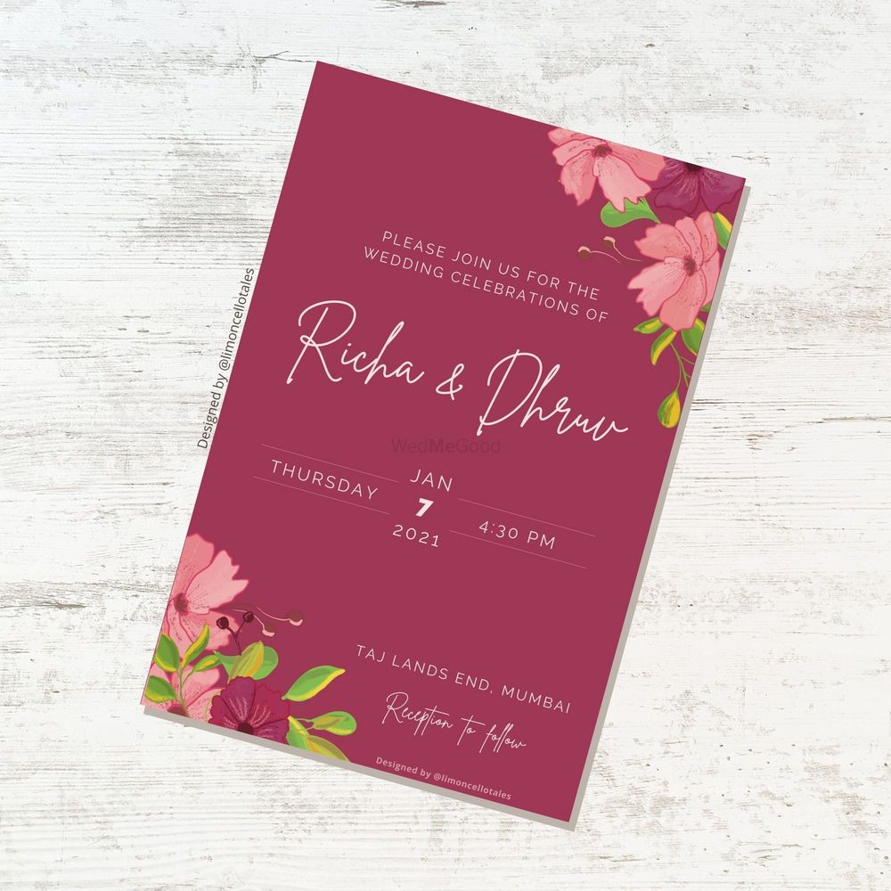 Photo From Elegant Floral Wedding Invitation Suite - By Limoncello Tales