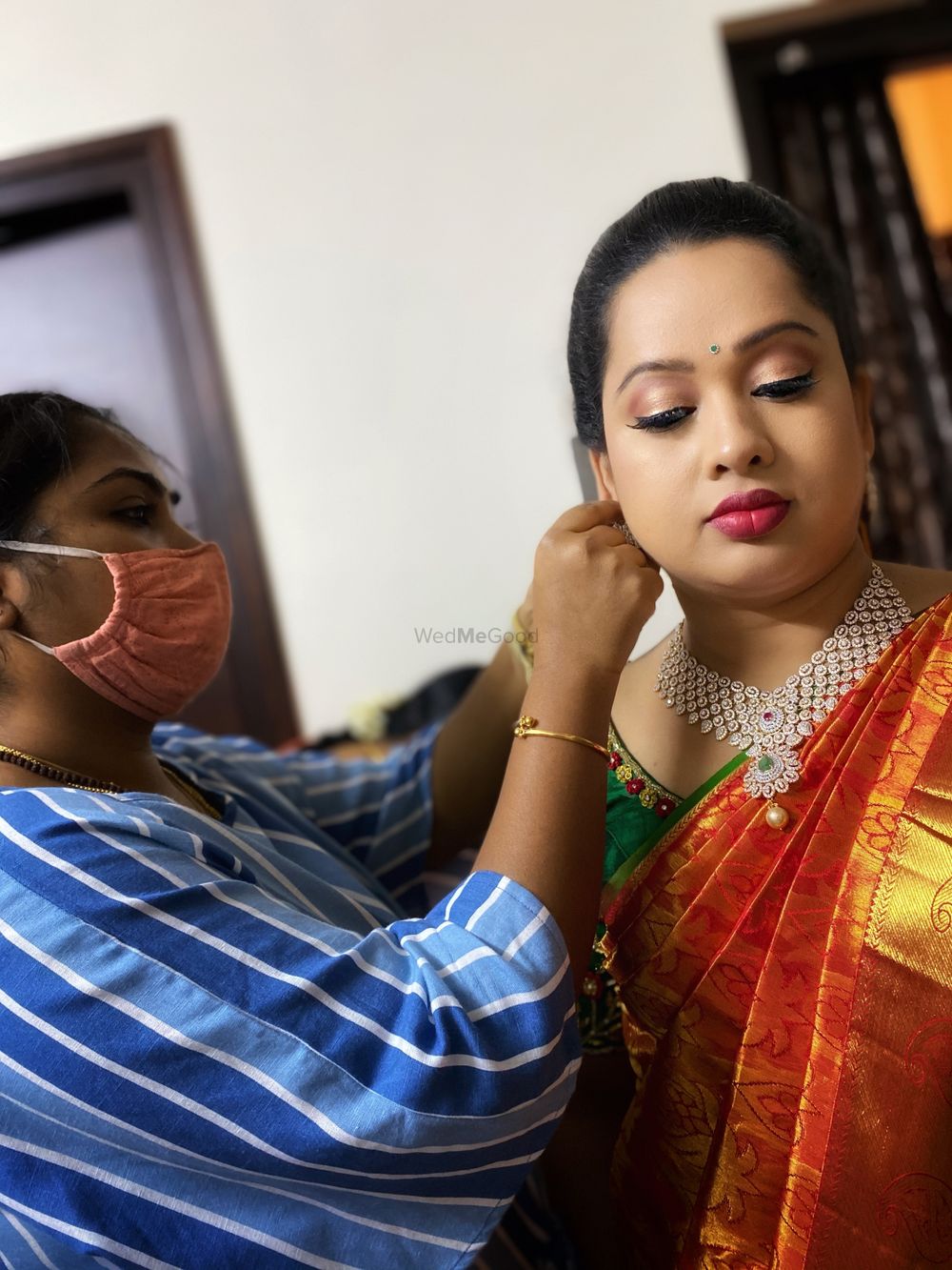 Photo From Swathi for her house warming ceremony  - By Makeup Artist Santoshi