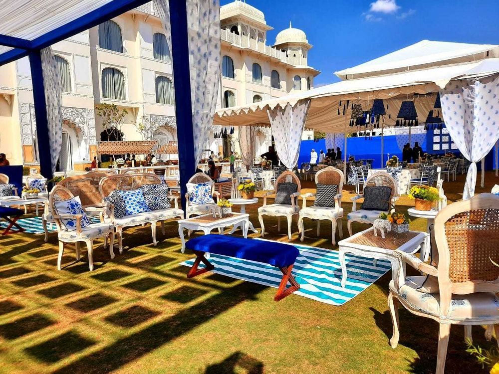 Photo From JW MARRIOT   blue white mehndi - By WedMyWay