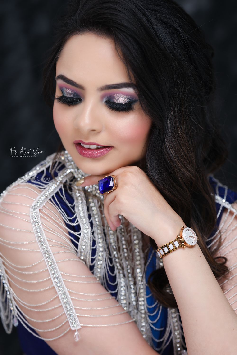 Photo From Blue Glittery Eyes - By Mehak Chopra Makeup Artist