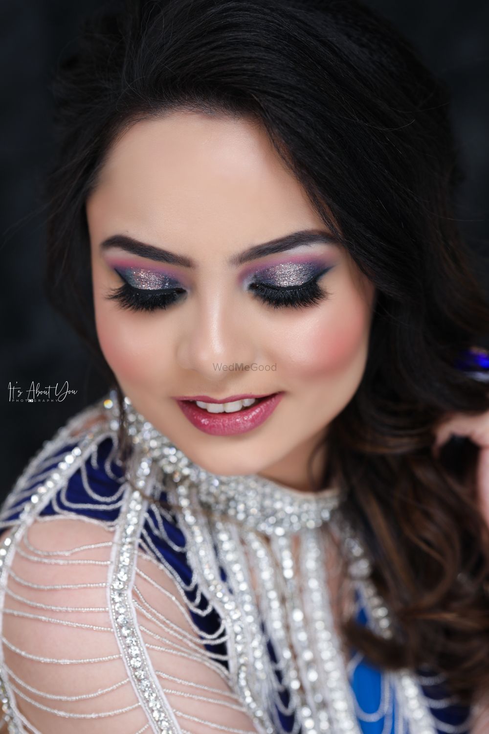 Photo From Blue Glittery Eyes - By Mehak Chopra Makeup Artist