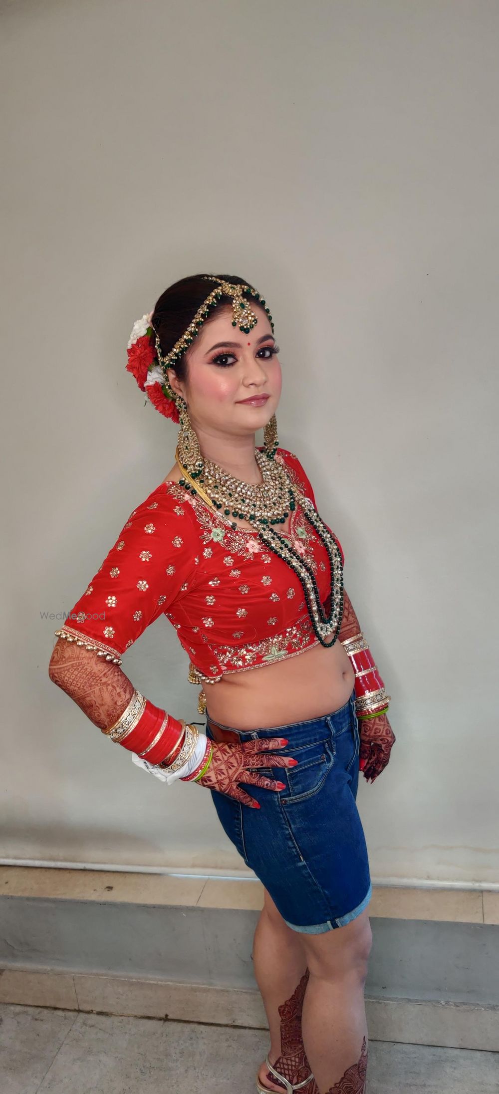 Photo From Pinky Rana bride with all the Colors - By Anubha Choudhary Makeup