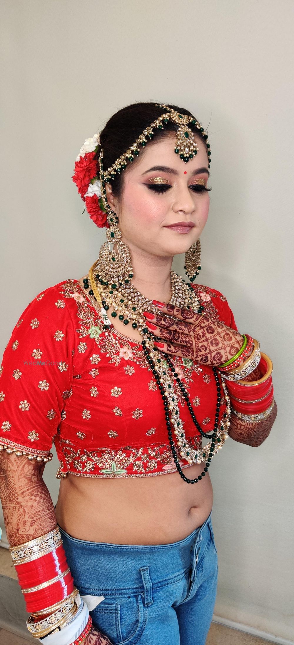 Photo From Pinky Rana bride with all the Colors - By Anubha Choudhary Makeup