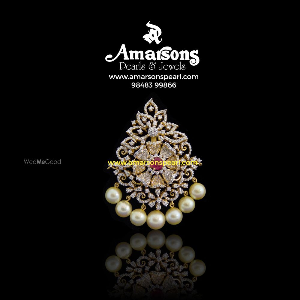 Photo From Diamond Close Settings Locket - By Amarsons Pearls & Jewels