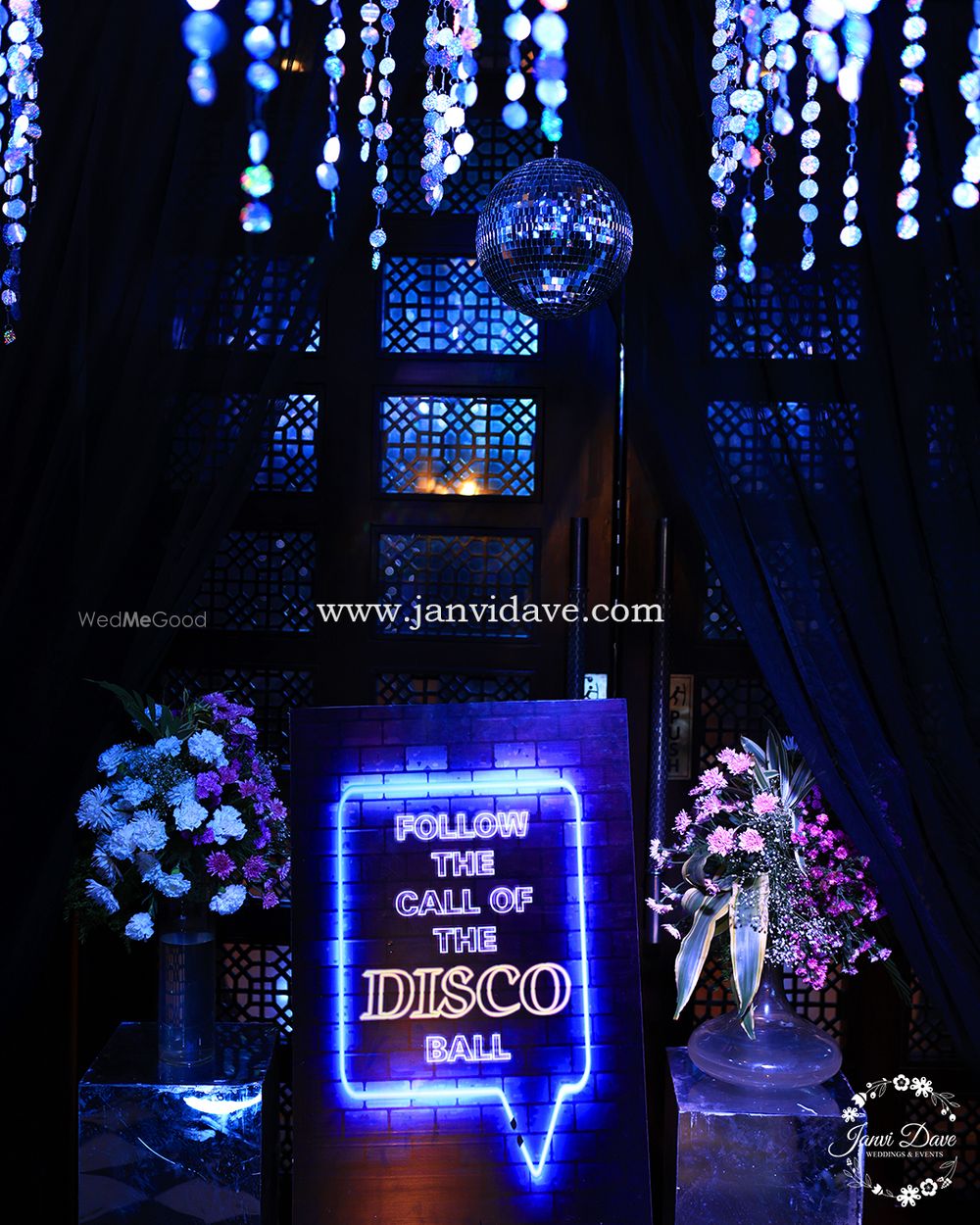 Photo From 'Disco' Themed Sangeet Night - By Janvi Dave - Weddings & Events