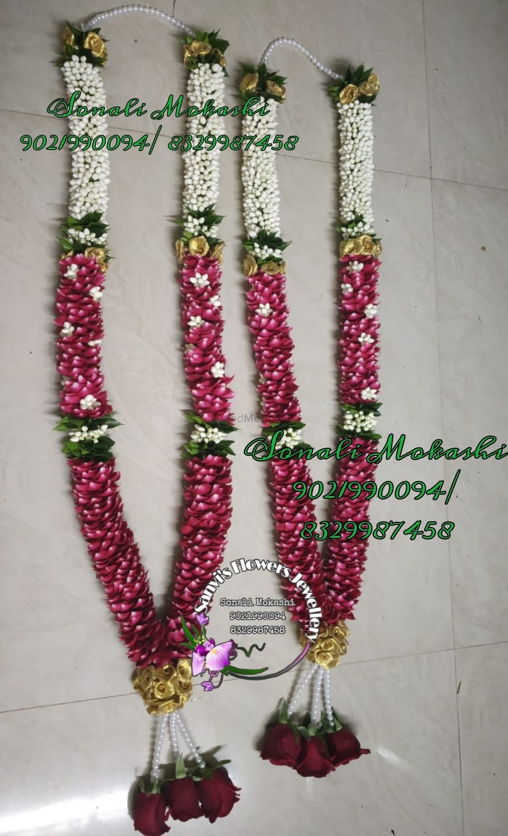 Photo From designer wedding garlands - By Sanvis Flowers Jewellery by Sonali