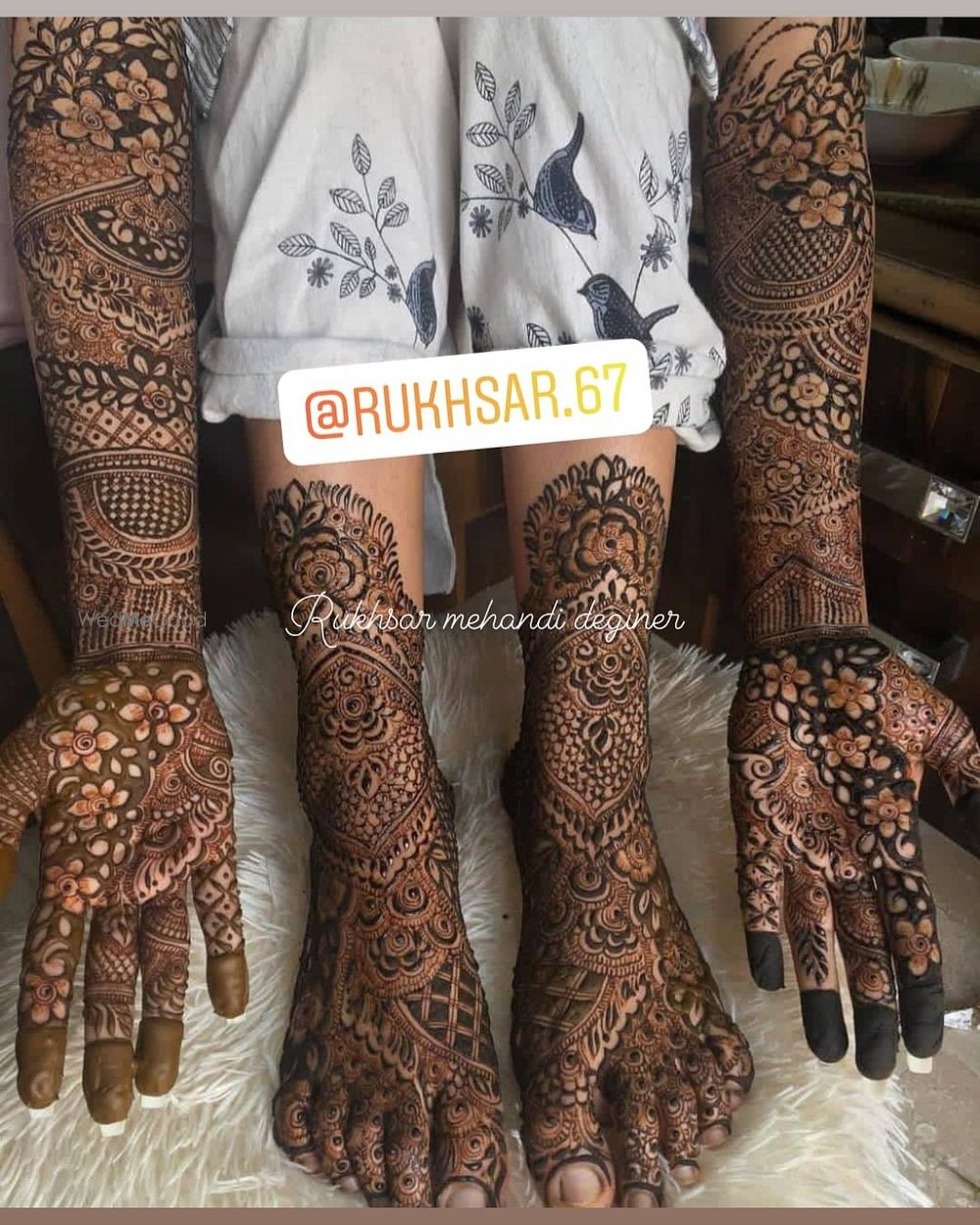 Photo From bridel mehandi designe full hand - By Rukhsar Malik Mehandi Artist