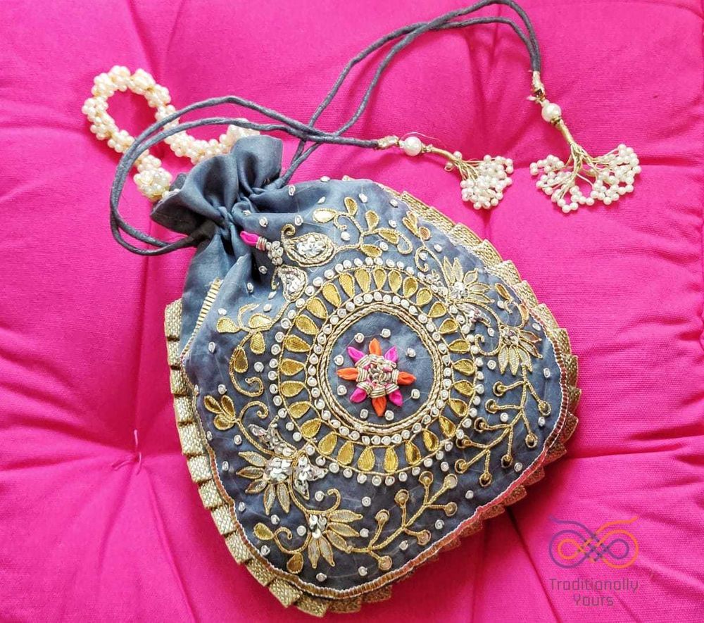 Photo From clutches,handbags,potlis - By Traditionally Yours