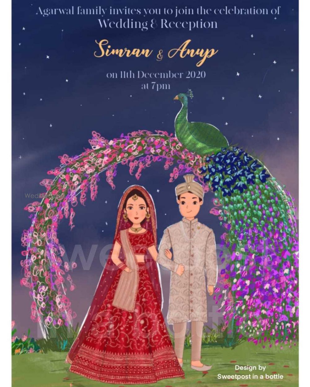 Photo From Doodle invitations - By Sweetpost in a Bottle
