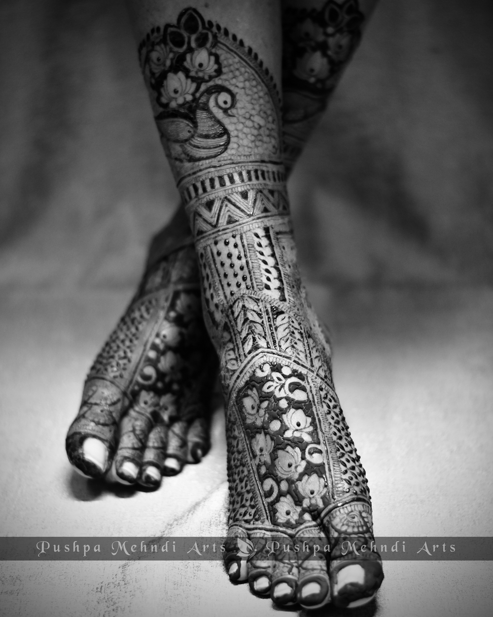 Photo From Monica Manjunath's Bridal Mehndi - By Pushpa Mehndi Arts