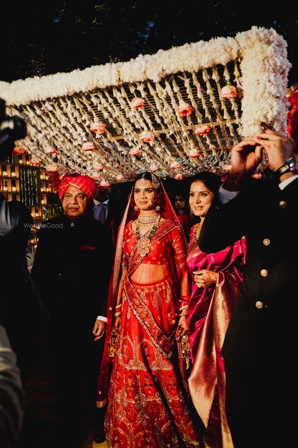 Photo of Bridal entry with parents.