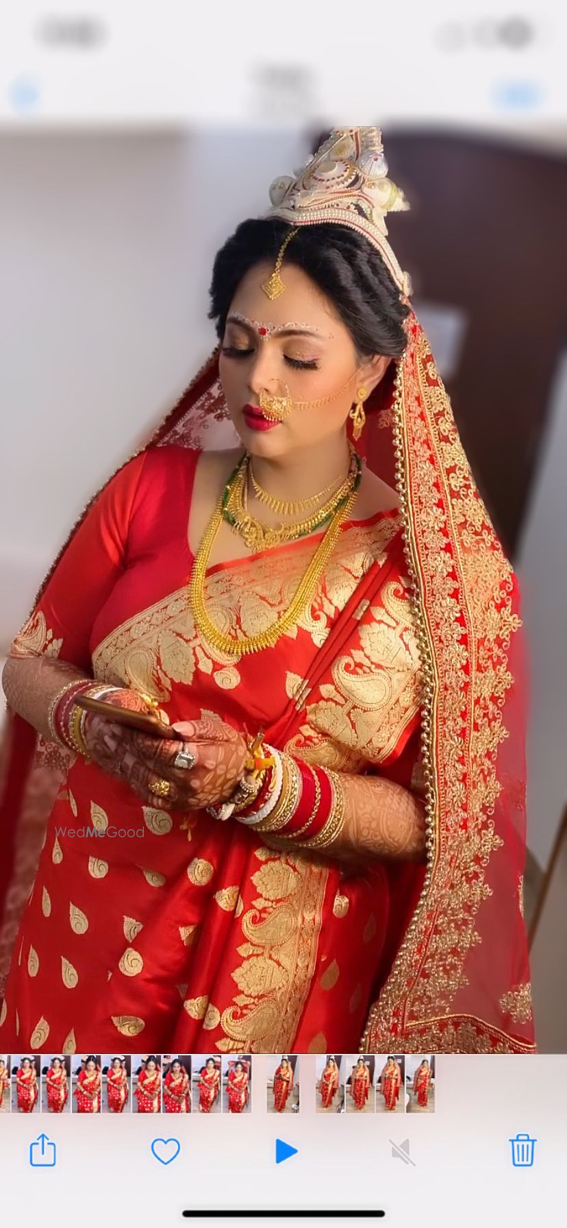 Photo From Shonali for her Bengali wedding  - By Makeup by Malika Singh