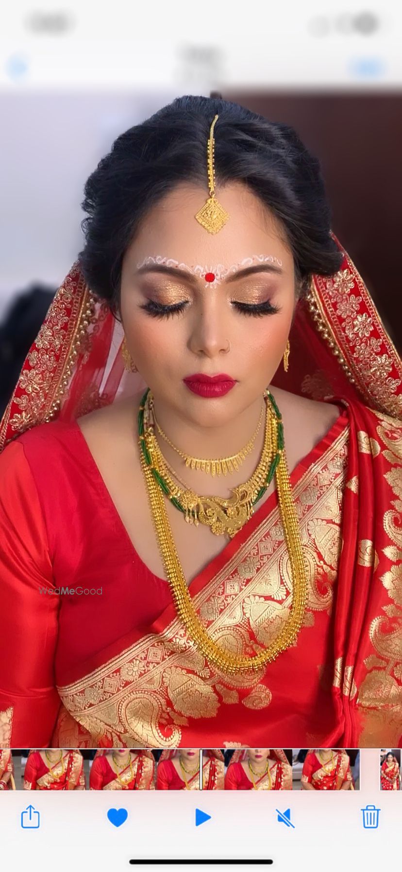 Photo From Shonali for her Bengali wedding  - By Makeup by Malika Singh