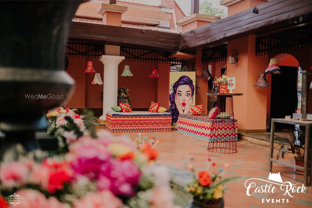 Photo From Quirky & Colourful Pop Art Mehendi - By Castle Rock Events