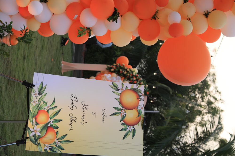 Photo From Orange Theme Baby Shower - By Kart Kreationz