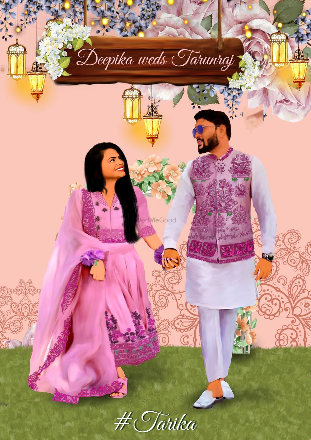 Photo From Caricature Wedding Invitations  - By Parleen Kaur Jaiswal