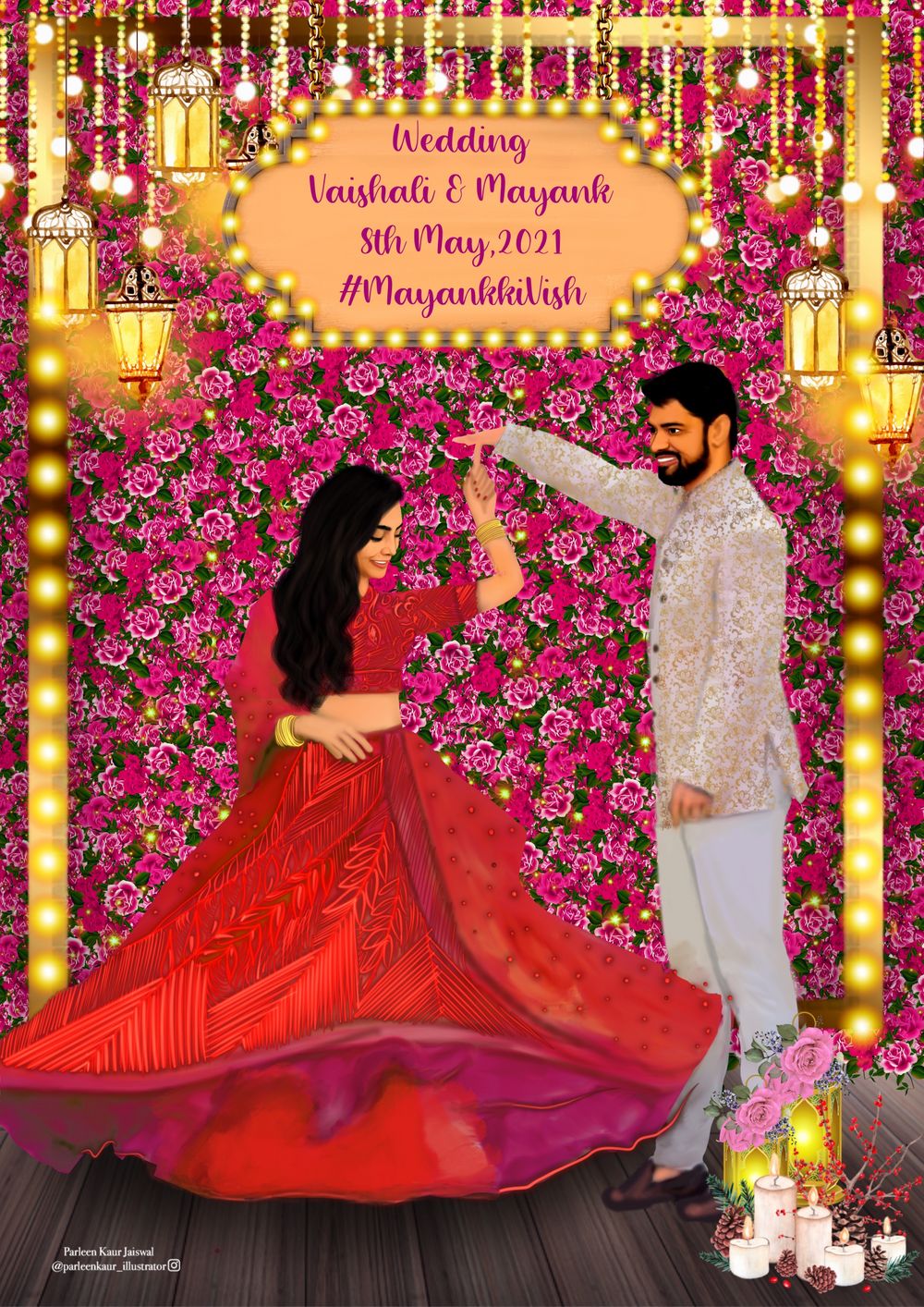 Photo From Caricature Wedding Invitations  - By Parleen Kaur Jaiswal