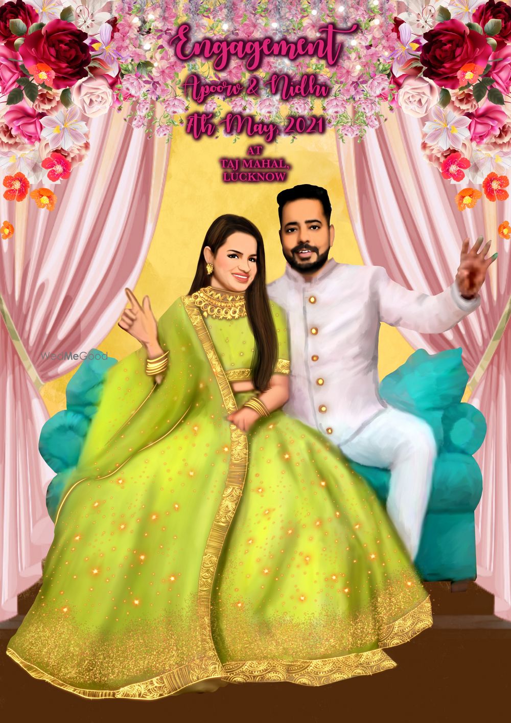 Photo From Caricature Wedding Invitations  - By Parleen Kaur Jaiswal